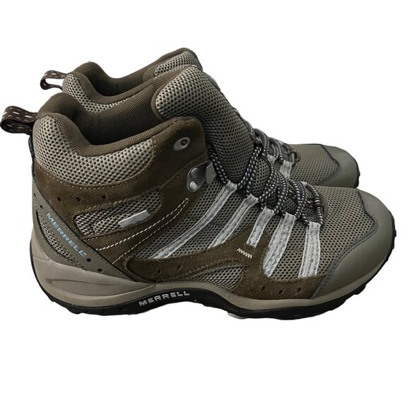 Merrell Hiking Camping Boots 9.5 Women's High-top‎ Lace Up Brown - Picture 4 of 8